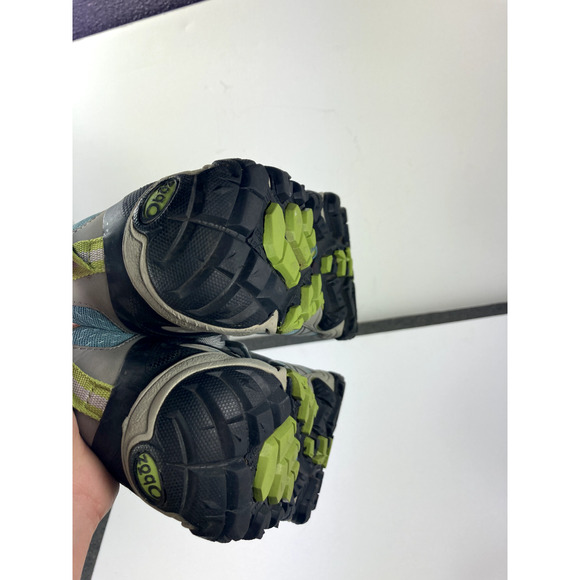 Oboz Hiking Boots Shoes Women's Size 11 Blue Gray Green - Picture 11 of 12